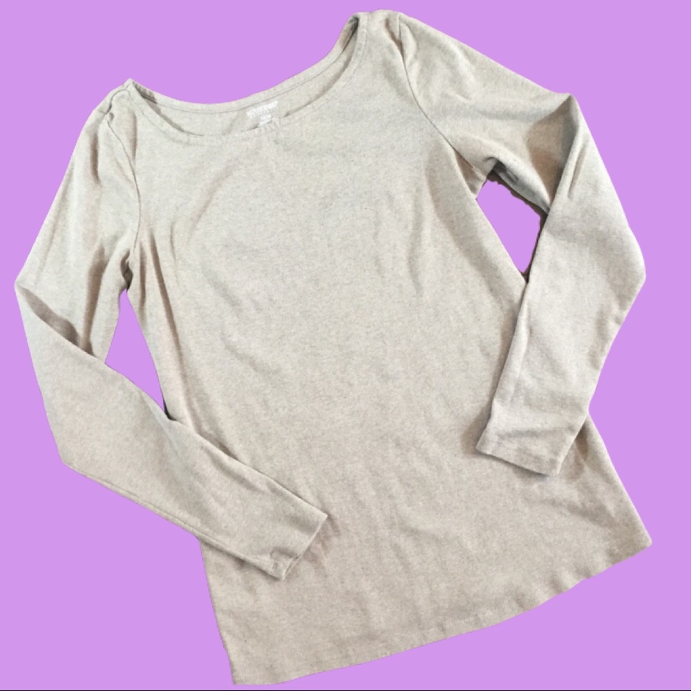 🔥4/$20 Motherhood Maternity Tan Kinit Tee